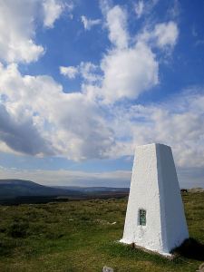 I gave the 'White Stone', as Mynydd Garn Wen is known locally, a fresh coat of paint
